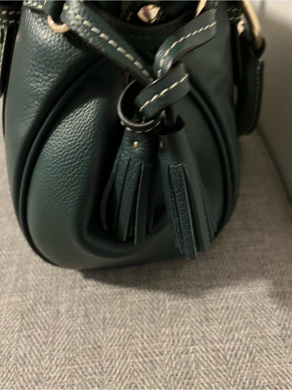 Dooney & Bourke Sorrento 30 satchel Ivy with pocket - Picture 14 of 16